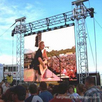 LED Video Wall Screen for Rental Business, with 16 x 16 Pixels Resolution